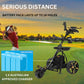 KASA Electric Golf Buggy Golf Trolley Motorised 12V 36AH Remote Control Aluminum Foldable 18 Holes Caddy