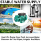 Kasa 24v DC Solar Pressure Water Pump Copper Motor Double Impeller 370W fully variable speed