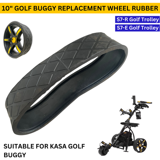 Replacement Wheel Rubber Golf Buggy Suitable for Kasa S7-R & S7-E Buggy