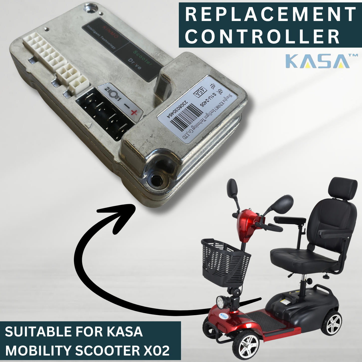 45amp Replacement Controller For Kasa Electric Mobility Scooter X02