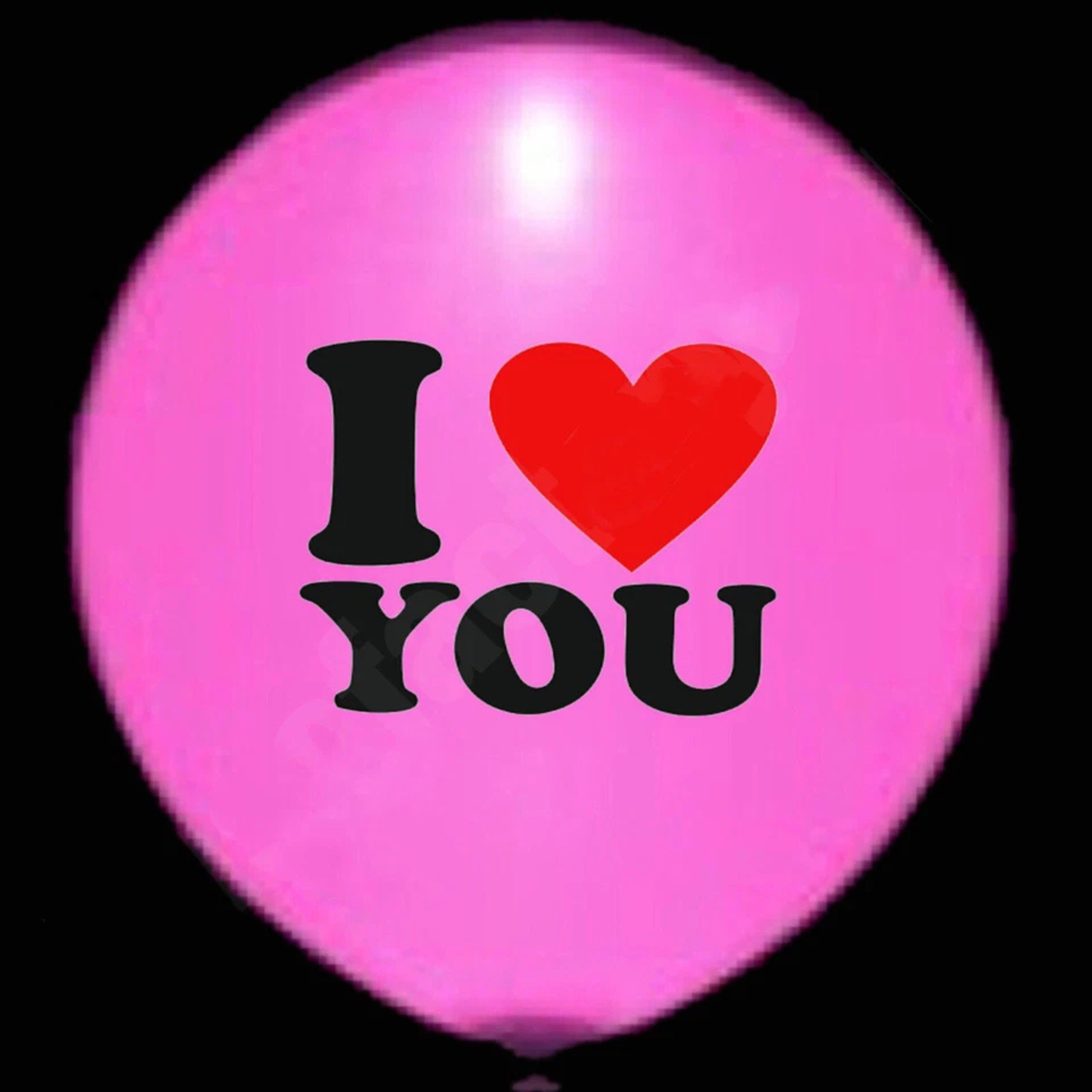 KASA LED Party Balloons I Love You 12 Inch Wedding Anniversary Valentine 3 Pack
