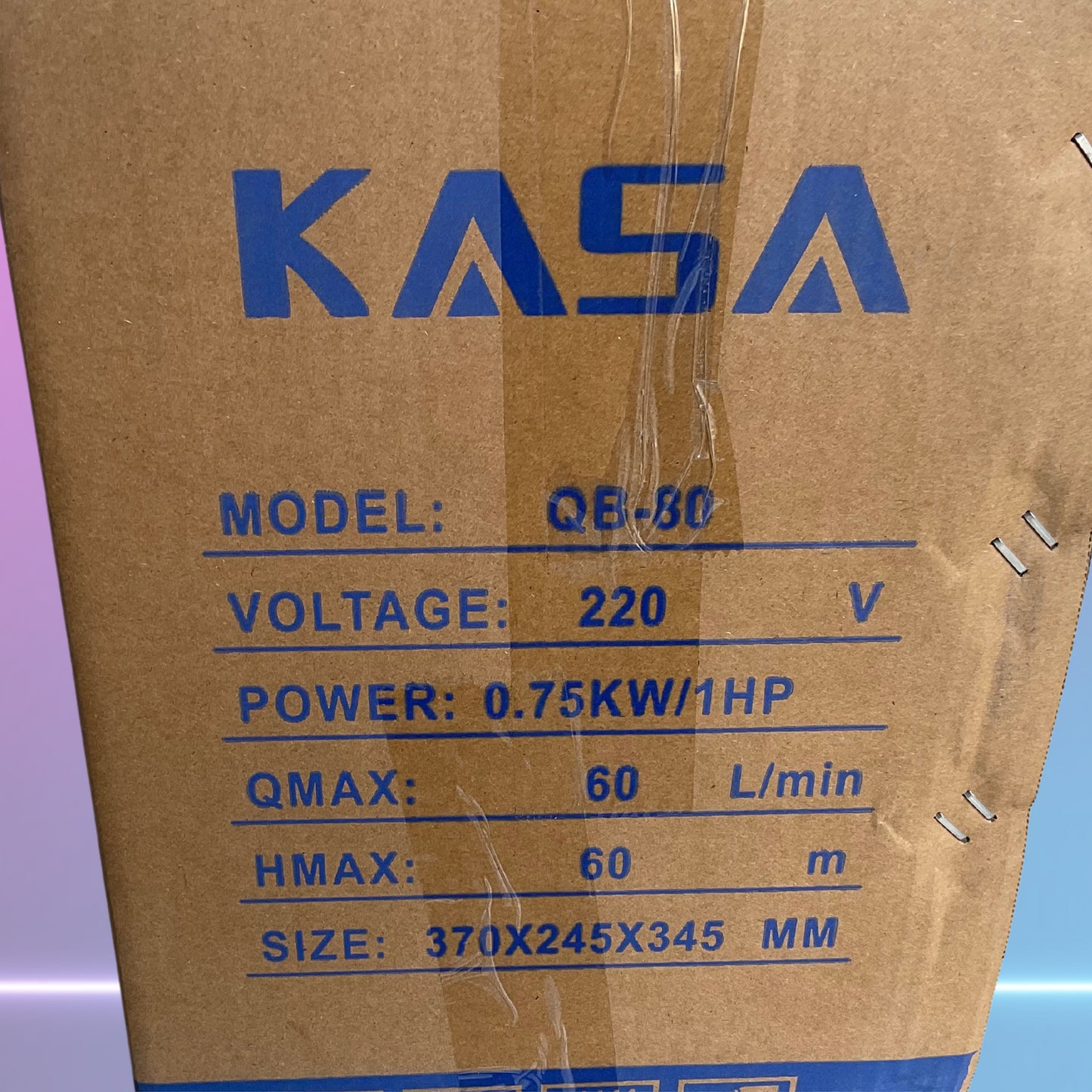 KASA 220V Fully Automatic Electric High Pressure Water Pump Pool Tank Garden Pump Car Wash Pump Irrigation With Controller