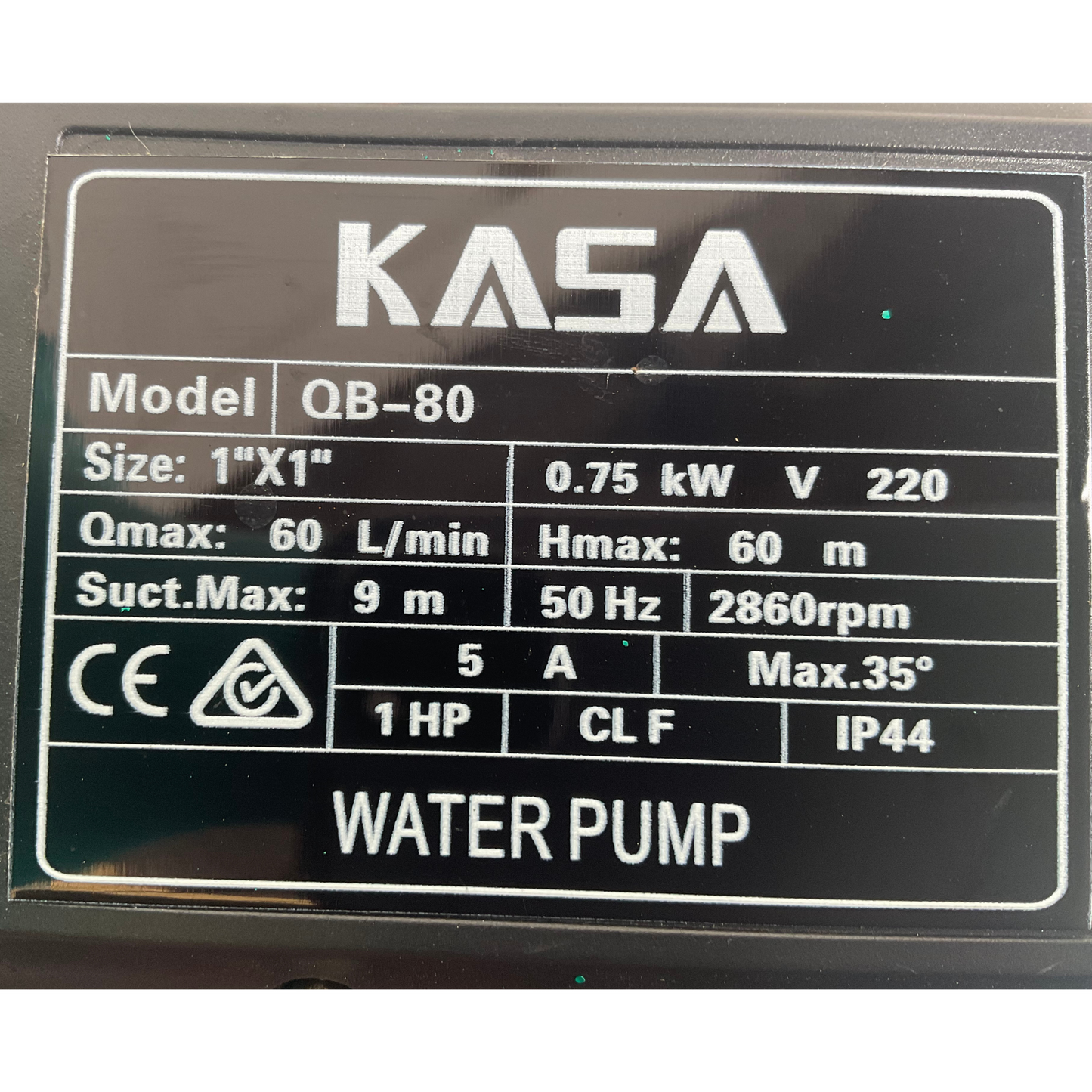 KASA 220V Fully Automatic Electric High Pressure Water Pump Pool Tank Garden Pump Car Wash Pump Irrigation With Controller