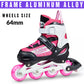 Inline Skate Roller Blades Adjustable Skating Shoes Unisex