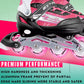 Inline Skate Roller Blades Adjustable Skating Shoes Pink L(EU 37-40)