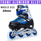 Inline Skate Roller Blades Adjustable Skating Shoes Unisex