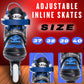 Inline Skate Roller Blades Adjustable Skating Shoes Unisex
