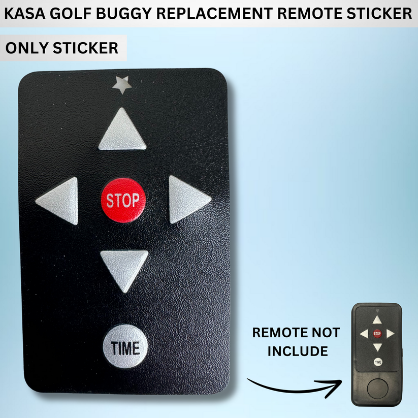 Remote button sticker
