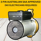 KASA Auto Brass Hotwater Heater Booster Pump Steel Gravity Fed System Caravans
