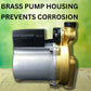KASA Auto Brass Hotwater Heater Booster Pump Steel Gravity Fed System Caravans