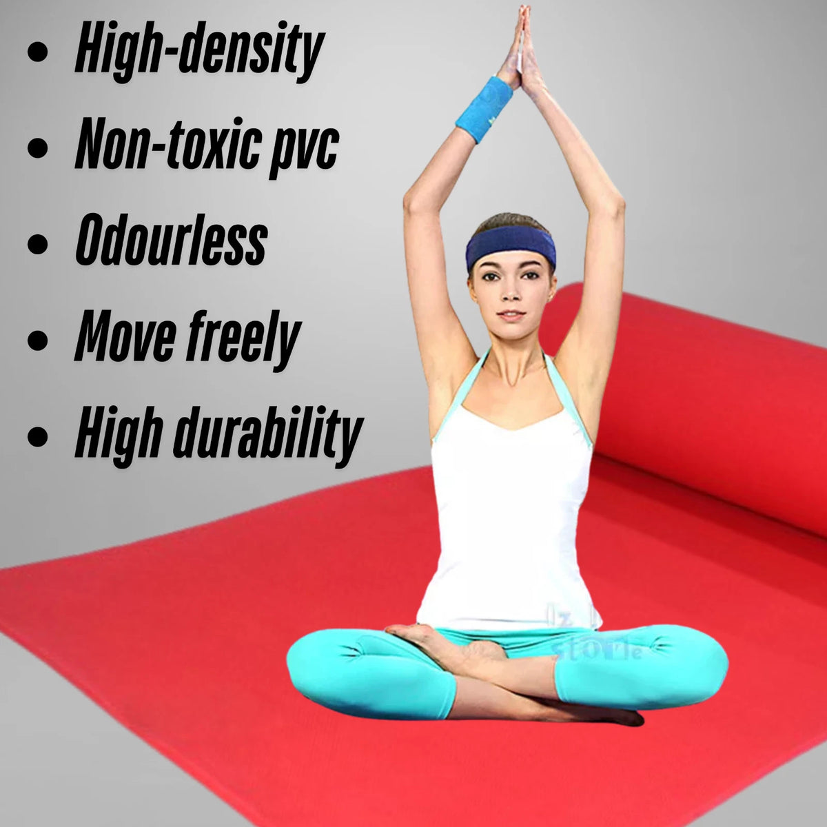KASA 20MM Thick Yoga Mat Pad NBR Nonslip Exercise Fitness Pilate Gym Durable