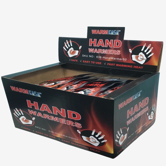 KASA Genuine 50 Pairs Hot Hand Warmers Pack 10Hrs Heat Natural Comfort 100 Pcs