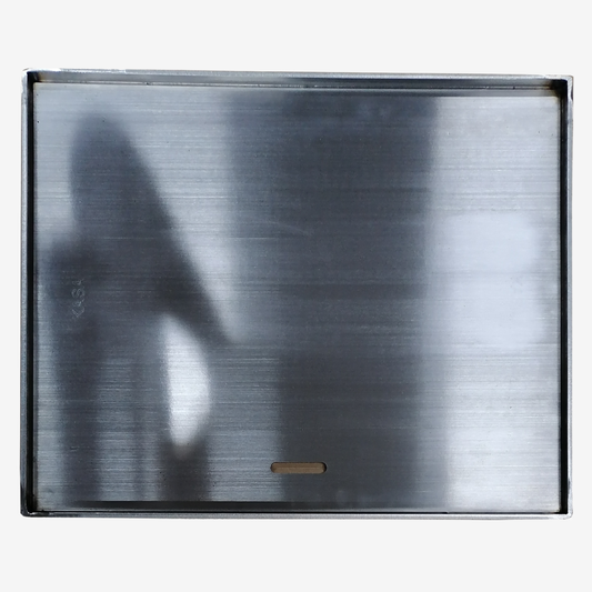 KASA Stainless Steel BBQ Hot Plate Grill Griddle Hotplate 48 X 32cm