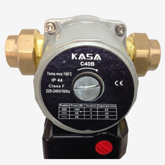 NEW 3 SPEED BRASS SOLAR HOT WATER CIRCULATION PUMP REPLACES GRUNDFOS UPS 25-60B
