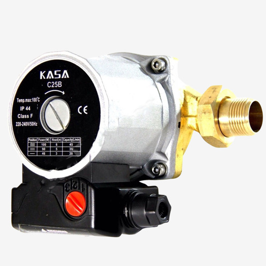 KASA Hot Water Circulation Pump 3 Speed Brass Solar Replaces Grundfos Circulating