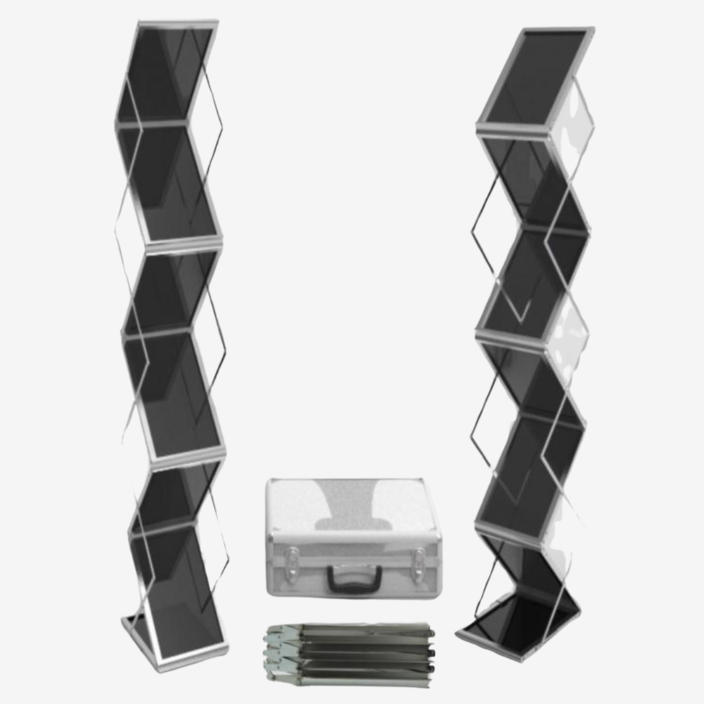KASA Premium Portable A4 Brochure Holder / Literature Display Stand / Catalogue