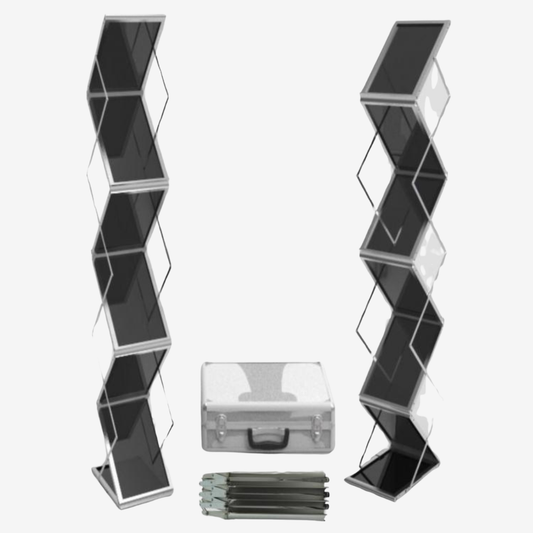 KASA Premium Portable A4 Brochure Holder / Literature Display Stand / Catalogue