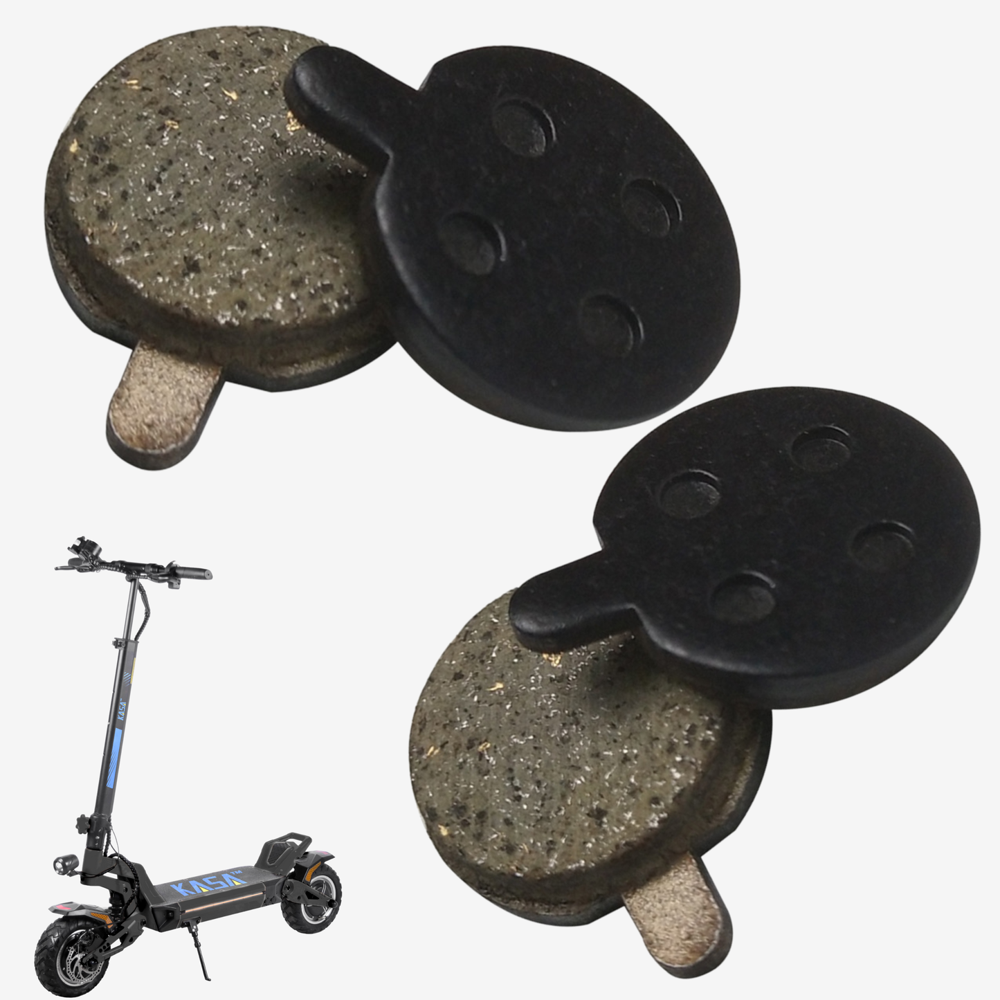 2 Pair Brake Pads Replacement For KASA S20PRO Electric Scooter Front & Rear Wheel Disc Brake 4 Pads