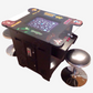 Tabletop Cocktail Arcade Machine Samsung Display 412 Games With 2 Luxury Stools