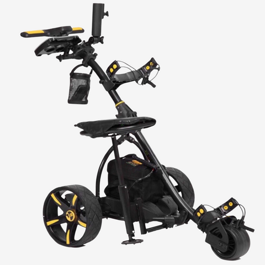 KASA Electric Golf Buggy Golf Trolley Motorised 12V 36AH Remote Control Aluminum Foldable 18 Holes Caddy