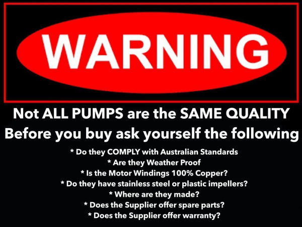 Rain tank pump