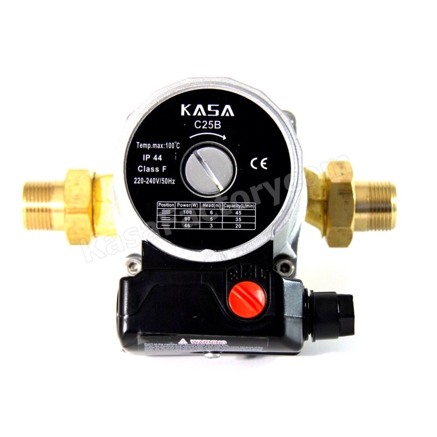 KASA Hot Water Circulation Pump 3 Speed Brass Solar Replaces Grundfos Circulating
