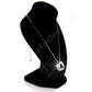 18K WHITE GOLD GF SWAROVSKI CRYSTAL LOVE HEART PENDANT NECKLACE FREE CHAIN BAG