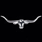 New Longhorn Bull Horns Sticker Decal Car Stickers Car Window 300 X 100mm