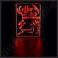 NEW 70x50CM LED WRITING BOARD NEON SIGN TRIPOD SIGNAGE FLUORESCENT LIGHT REMOTE