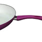 Kasa Genuine Cookware Cook Food Quickly Pink Ceramic Forge Frying Pan