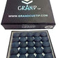 Genuine Grand Snooker Cue Tips 10mm Medium Box Of 50 Oak Pressed Leather