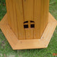 72CM OUTDOOR WOODEN WINDMILL MOVING BLADES PLANT HOLDER ORNAMENT