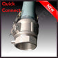 NEW 10m 1.5" GENUINE KASA FIRE SUCTION WATER HOSE with CAM LOCK BRASS FOOT VALVE