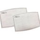 1X PM2.5 Activated Carbon Dust-Proof Protection Breathing Filter Mask