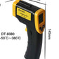 KASA Temperature Gun Black / Yellow Digital Laser Infrared Thermometer