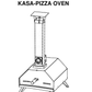 New KASA Outdoor Pizza Oven Portable BBQ Grill Wood Fired Camping Fishing Trips Stainless Steel…