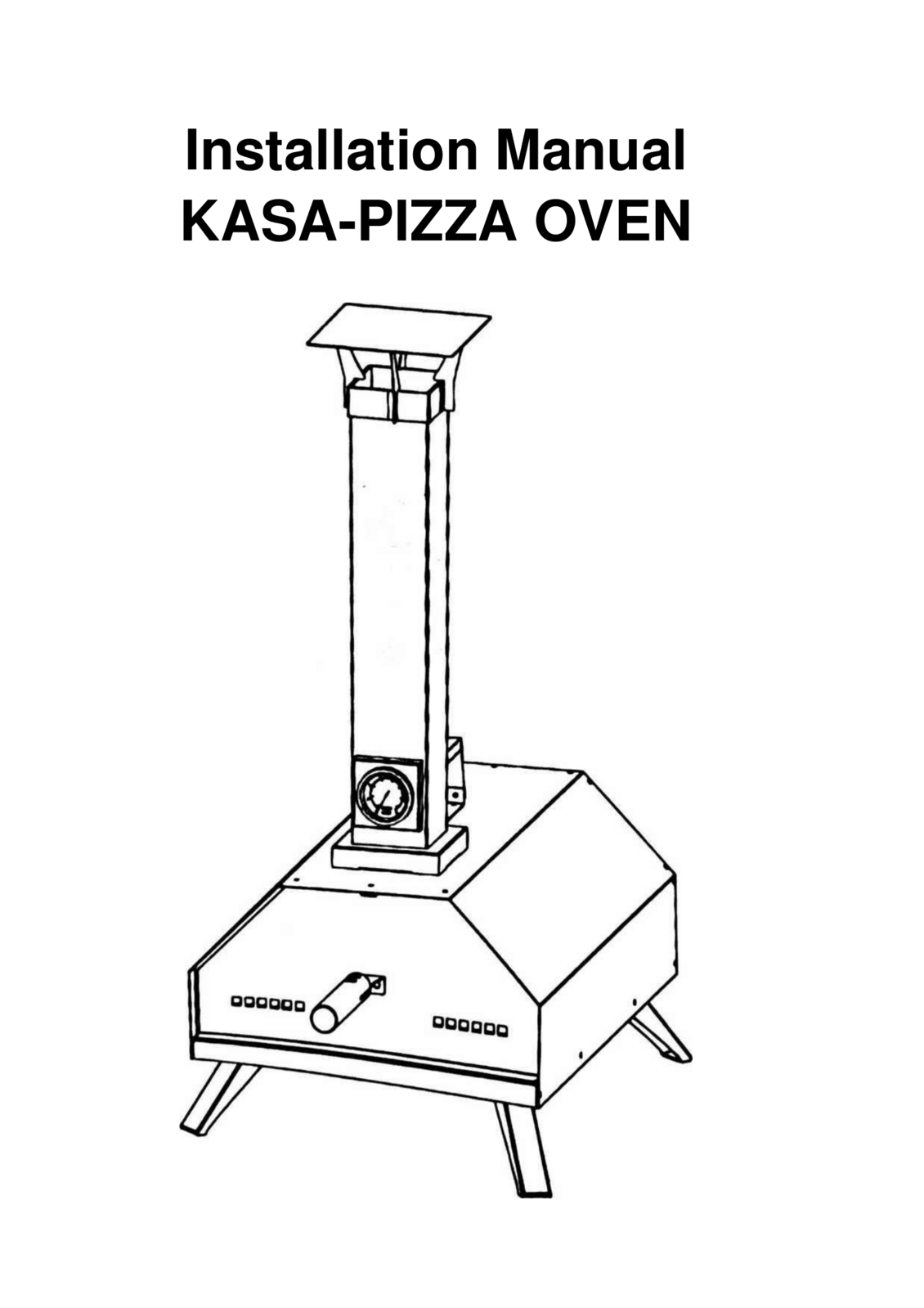 New KASA Outdoor Pizza Oven Portable BBQ Grill Wood Fired Camping Fishing Trips Stainless Steel…