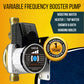 Kasa Water Booster House Pump Solar 24V DC High-Pressure Variable 3 Speed Heater Shower Automatic