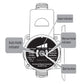 Kasa Water Booster House Pump Solar 24V DC High-Pressure Variable 3 Speed Heater Shower Automatic