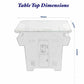 Tabletop Cocktail Arcade Machine Samsung Display 412 Games With 2 Luxury Stools