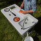 Outdoor Fishing Cooking Fillet Table Portable Camping Picnic Folding Table
