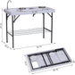 Outdoor Fishing Cooking Fillet Table Portable Camping Picnic Folding Table