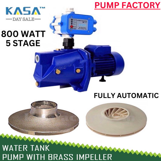 KASA Automatic High Constant Rain Water Tank Pump for Garden irrigation High Pressure with Brass Impeller Garden Irrigation Farm