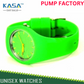 KASA Ice Cool Green Colour Wrist Watch Unisex Ladies Men's Silicone Free Shipping