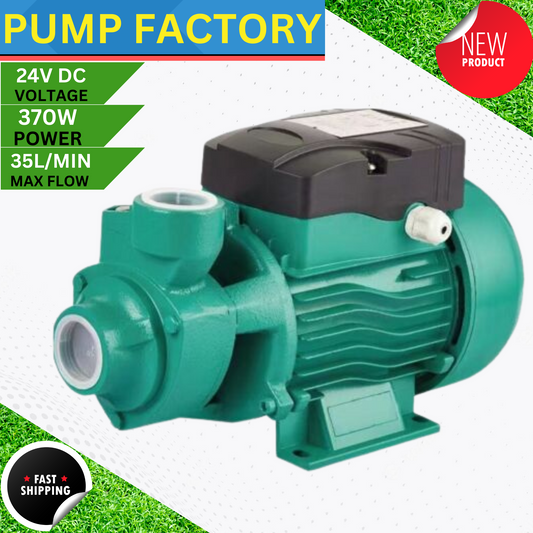 Kasa 24v DC Solar Pressure Water Pump Copper Motor Double Impeller 370W fully variable speed