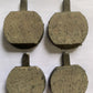 2 Pair Brake Pads Replacement For KASA 2000W Electric Scooter S2000R Front & Rear Wheel Disc Brake 4 Pads