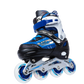 Inline Skate Roller Blades Adjustable Skating Shoes Blue M(EU 33-36)