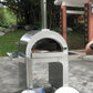 Portable Wood Fired Pizza Oven BBQ Indoor Outdoor Stainless steel Large