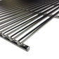 Stainless Steel BBQ Grill Grille Plate Barbecue Solid 8mm Bars 48 X 32 Cm