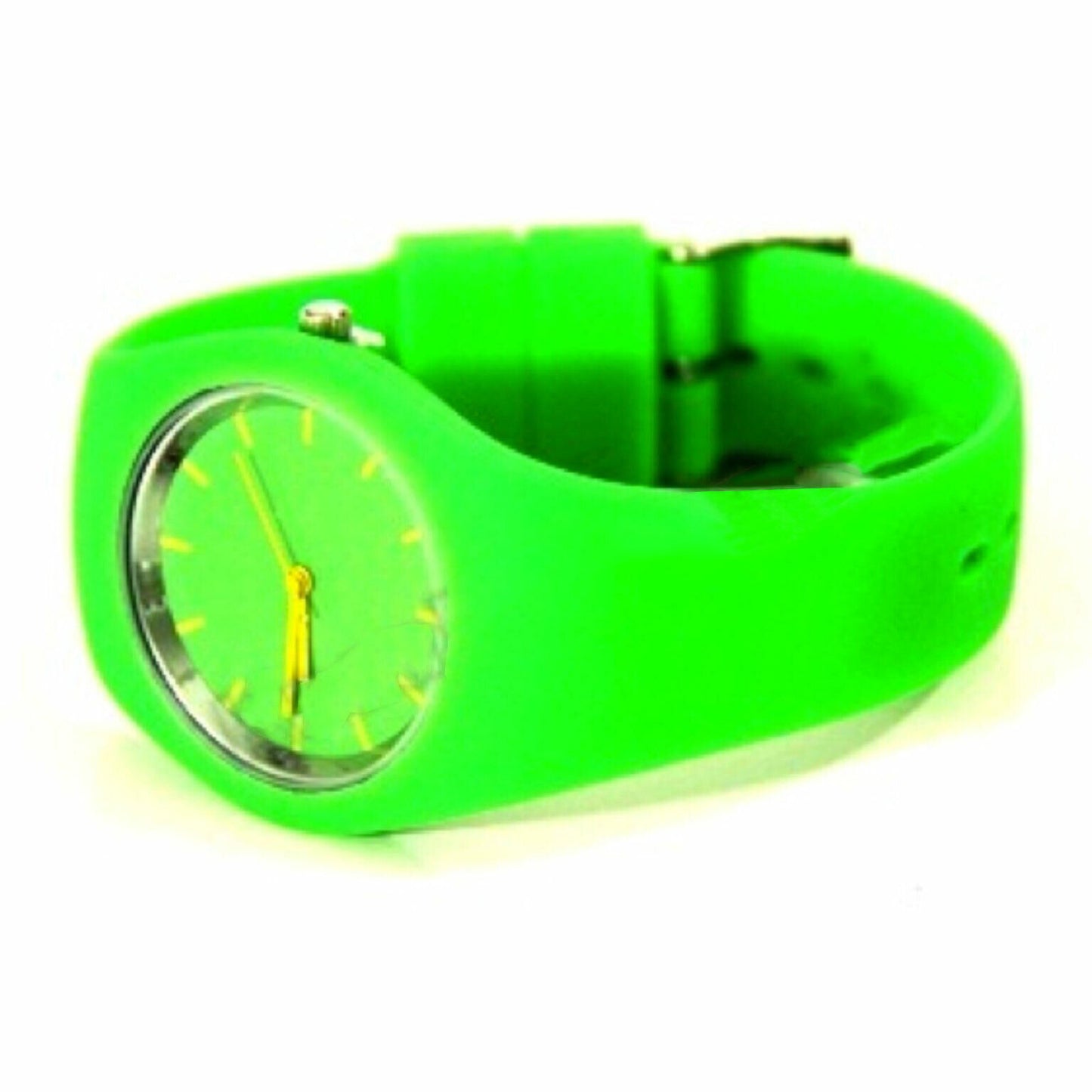 KASA Ice Cool Green Colour Wrist Watch Unisex Ladies Men's Silicone Free Shipping